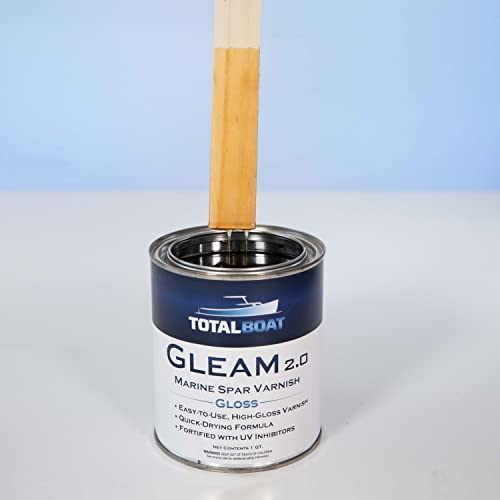 TotalBoat Gleam Marine Spar Varnish (Clear Gloss) Pt, Qt, or Gallon