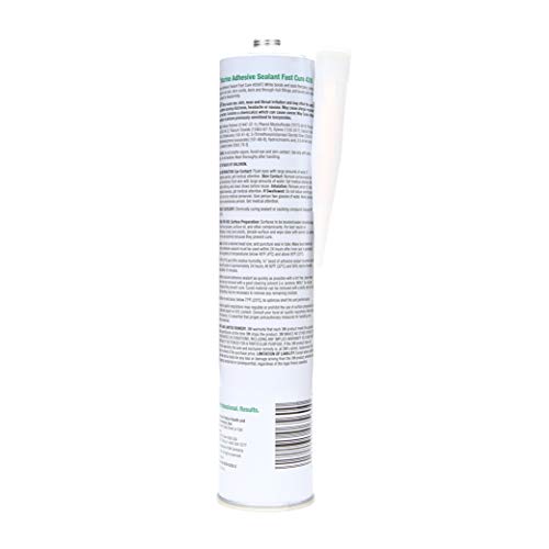 3M TALC Marine Adhesive Sealant Fast Cure 4200 (06560) – Semi-Permanent Flexible Adhesive Sealant for Boats and RVs – White - 1/10 Gallon