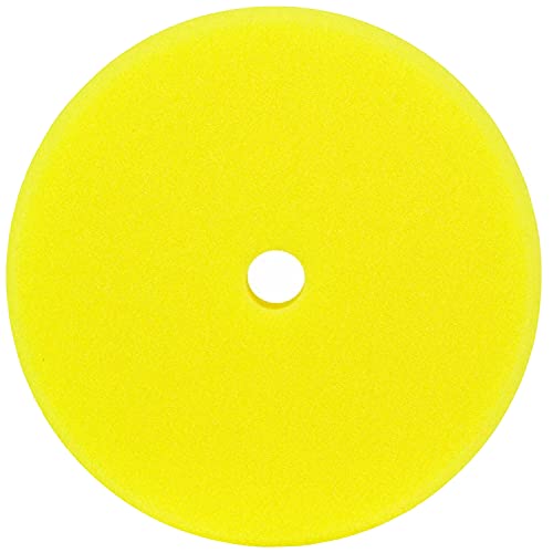 BUFF and SHINE 8" Yellow Recessed Foam Buffing / Compounding Pad