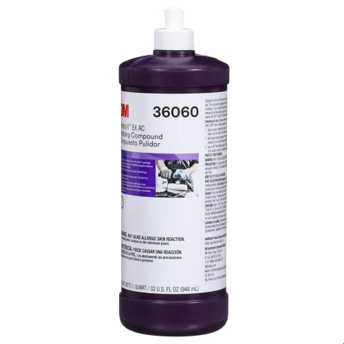 3M Perfect-It EX AC Rubbing Compound, 36060, Fast Cutting, High Performing