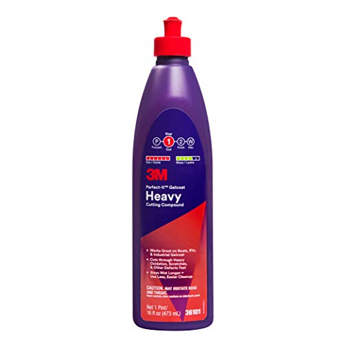 3M Perfect-It Gelcoat Heavy Cutting Compound, 36101 Oxidation Remover