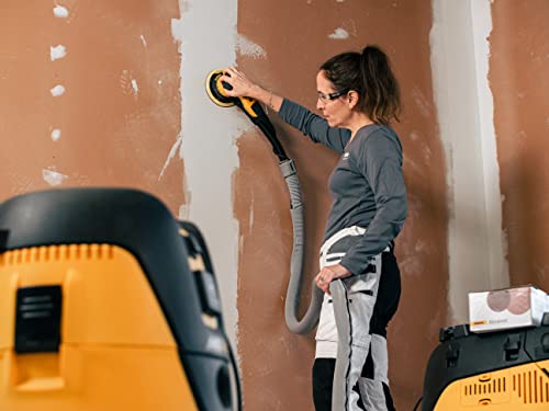 Mirka Direct Electric Random Orbital Sander, 6-Inch, Yellow, Black