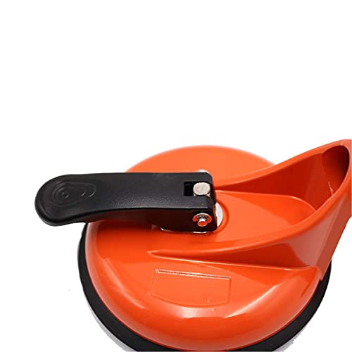 Heavy Duty Aluminum Double Handle Suction Cup Orange