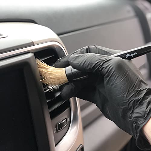 Proper Detailing Co. Car Detailing Brush Set, 3-Pack