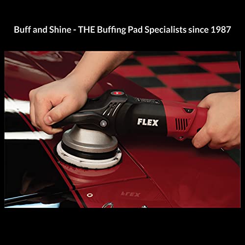 Buff and Shine Foam Maroon Heavy Polishing Pad 1, 2, 3, 5, & 6 Inch Pads