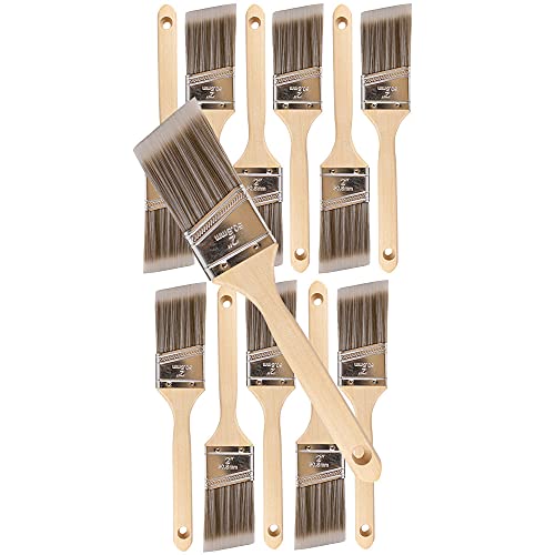 12 PK - 2 inch Angle Brush Set