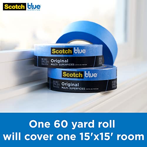ScotchBlue Original Multi-Surface Painter's Tape, 1.88 inches x 60 yards, 6 Pack