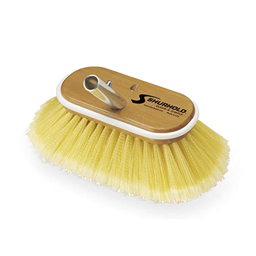 Shurhold 6" Medium Bristle Brush, Yellow