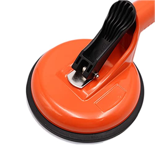 Heavy Duty Aluminum Double Handle Suction Cup Orange