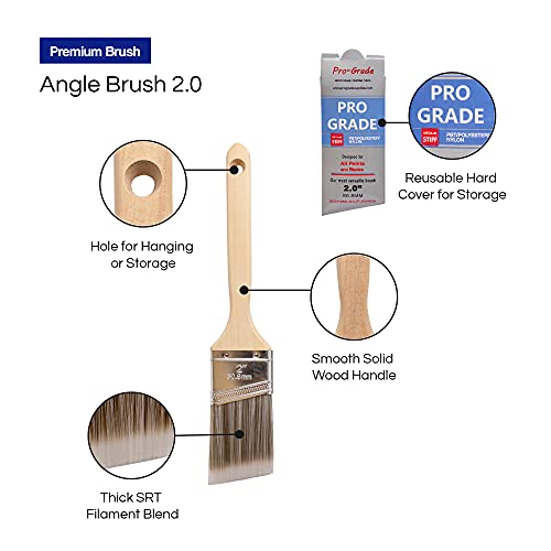 12 PK - 2 inch Angle Brush Set