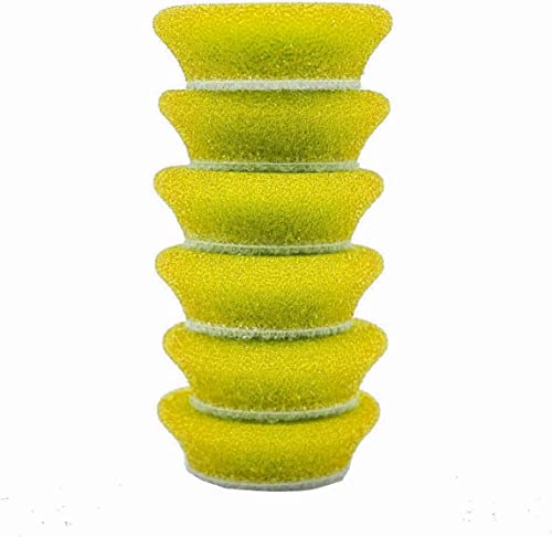 RUPES Orbital Foam Polishing Pad, Yellow, 34/40mm, 6 pcs, Fine