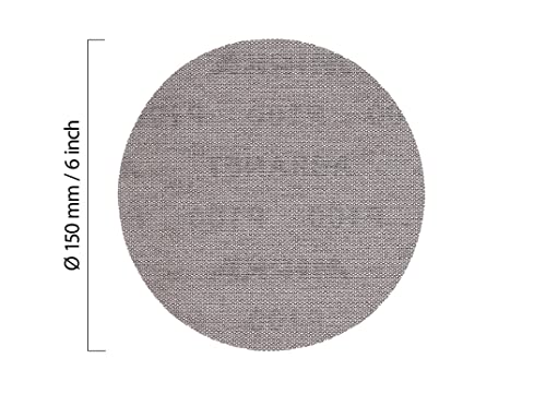 Mirka Abranet 6-Inch | 80-1000 Grit Sanding iscs, Box of 50 Discs