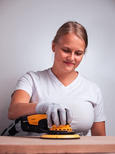 Mirka Direct Electric Random Orbital Sander, 6-Inch, Yellow, Black