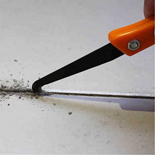 FOCCTS 12PCS Grout Remover Tool, 2 Grout Saw and 10 Grout Removal Knife, Caulking Tool Kit for Kitchen, Bathroom, Bedroom, Tiles Gap