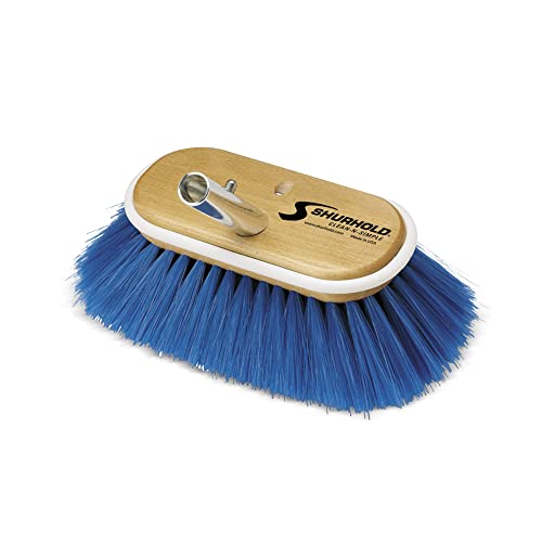 Shurhold 6" Extra Soft Bristle Brush, Blue