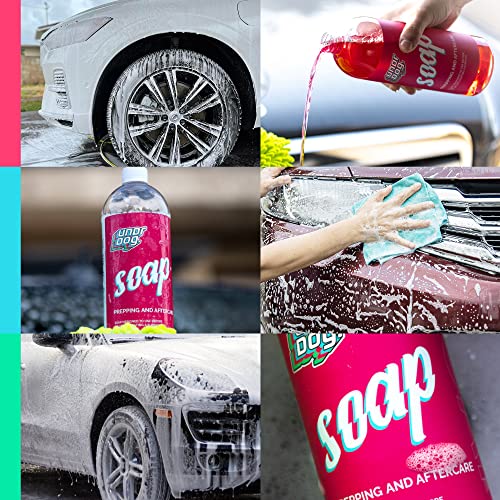 Undrdog Car Wash Soap | Cars, Motorcycles, Trucks, Boats, 8, 16, 32oz (8oz - pack of 2)