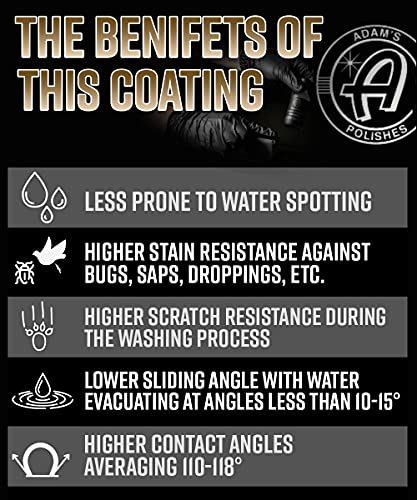 Adam's Advanced Graphene Ceramic Coating (60ml) - 10H Graphene Coating