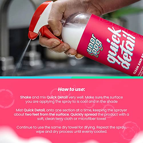 Undrdog Quick Detail Spray, Hydrophobic | 16oz, 32oz (16oz)