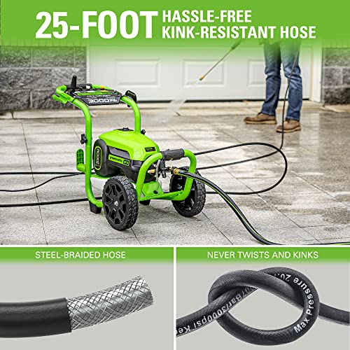 Greenworks 3000 PSI (1.1 GPM) Electric Pressure Washer