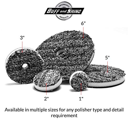 Buff and Shine URO-Fiber Microfiber Pad 1, 2, 3, 5, & 6 Inch Pads