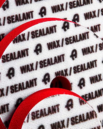 Adam's Premium Polisher Pads Red Wax & Sealant Pad 2, 3.5, 5.5, & 6.5 Inch Pads