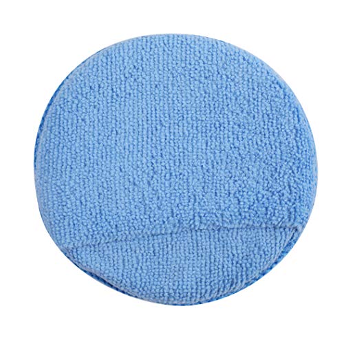 20-Pack Microfiber Wax Applicator Pad for Detailing, Blue