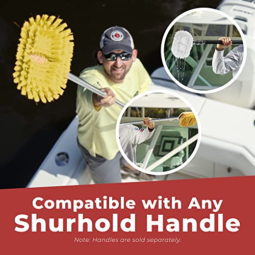 Shurhold 6" Medium Bristle Brush, Yellow
