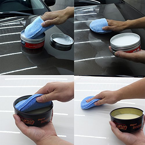 Microfiber Compound & Polish Applicator, Blue, 5" Diameter, Pack of 10