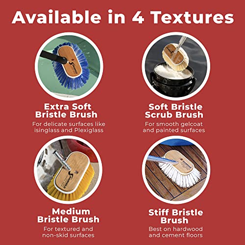 Shurhold 6" Medium Bristle Brush, Yellow