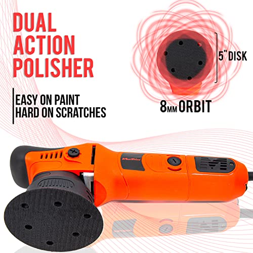 Maxshine Dual Action Polisher - 5-inch Backing Plate Orbital Polisher