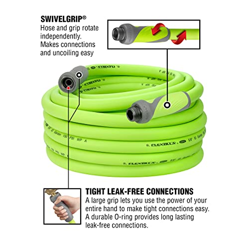 Flexzilla Garden Hose with SwivelGrip, 5/8 in. x 75 ft., Heavy Duty