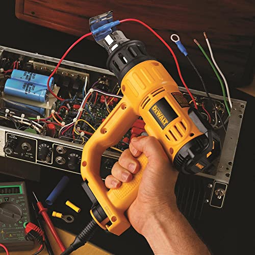 DEWALT Heat Gun with LCD Display & Hard Case/Accessory Kit (D26960K) , Yellow