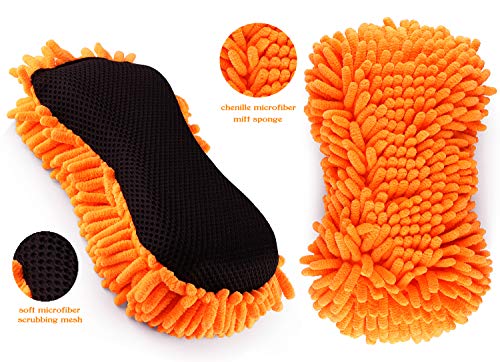 SCRUBIT Microfiber Wash Sponge 2-PK