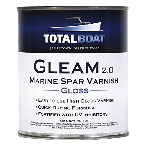 TotalBoat Gleam Marine Spar Varnish (Clear Gloss) Pt, Qt, or Gallon