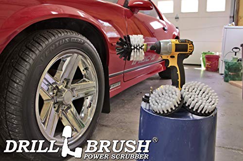 Drillbrush Automotive Soft White Drill Brush