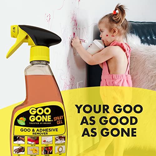 Goo Gone Adhesive Remover Spray Gel - 2 Pack and Sticker Lifter