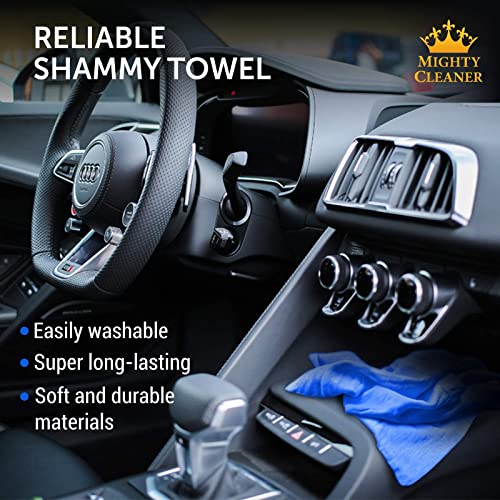 Mighty Cleaner Premium Shammy Towel + Storage Case - 26"x17"