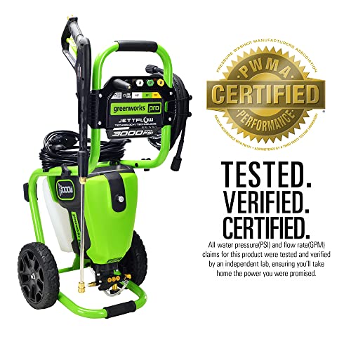 Greenworks 3000 PSI (1.1 GPM) Electric Pressure Washer