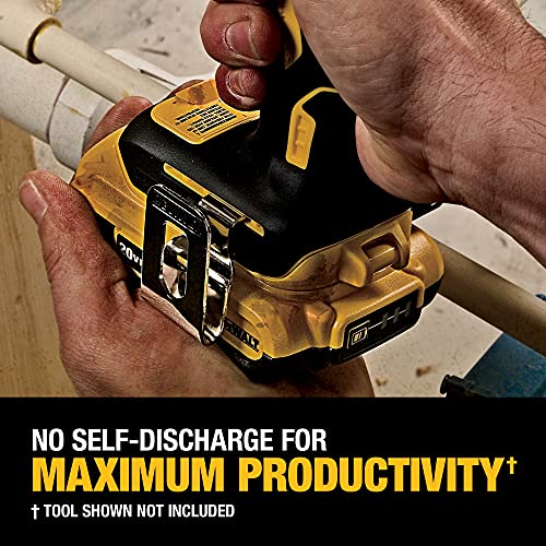 DEWALT 20V MAX Battery, Lithium Ion, 4-Ah & 2-Ah, 4-Pack (DCB3244)