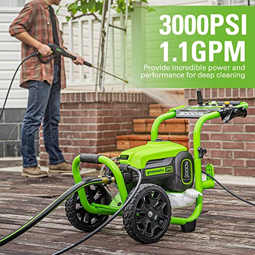 Greenworks 3000 PSI (1.1 GPM) Electric Pressure Washer