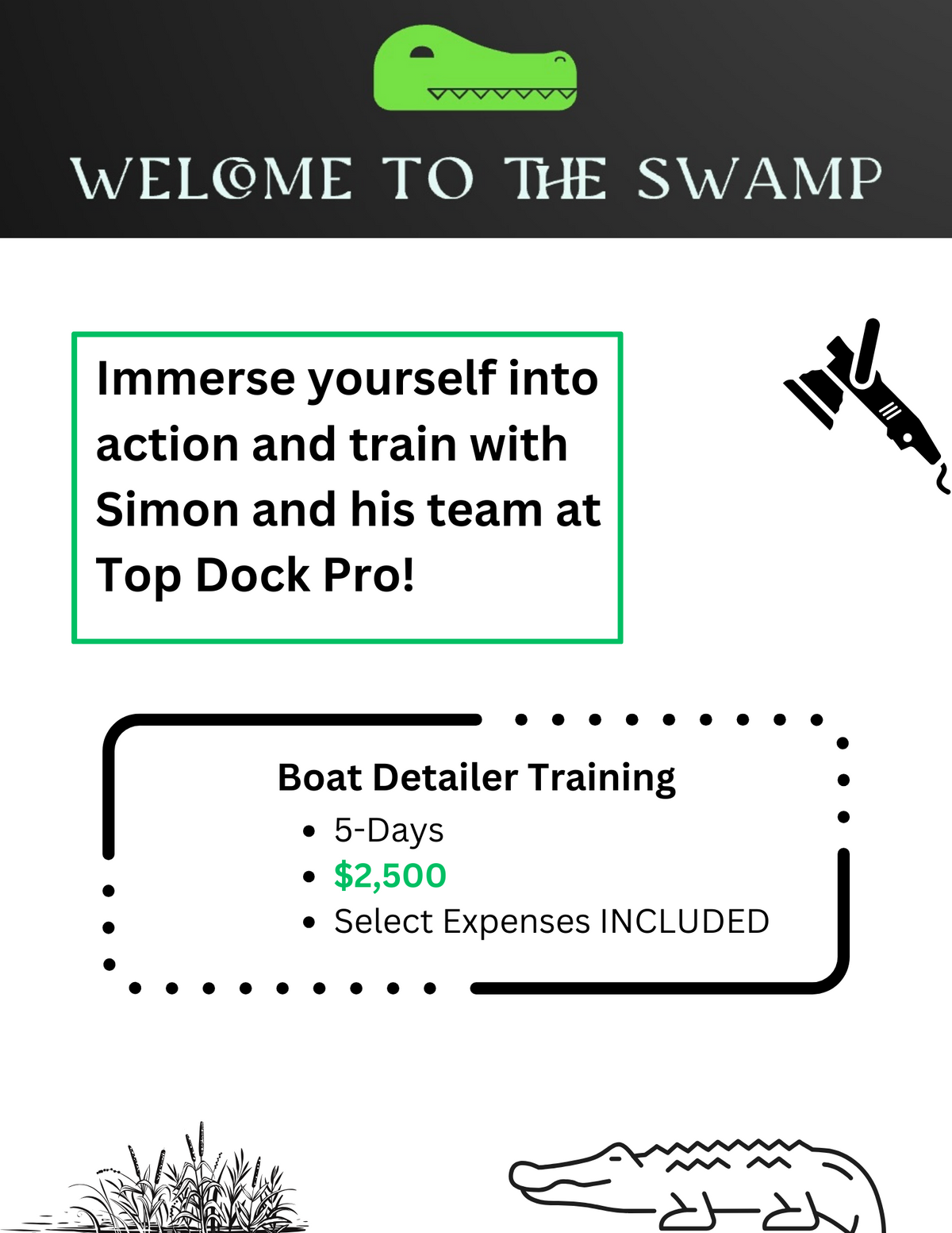 Welcome to the Swamp - Training Program
