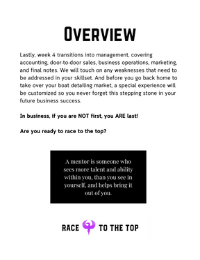 Race to the Top - Training Program