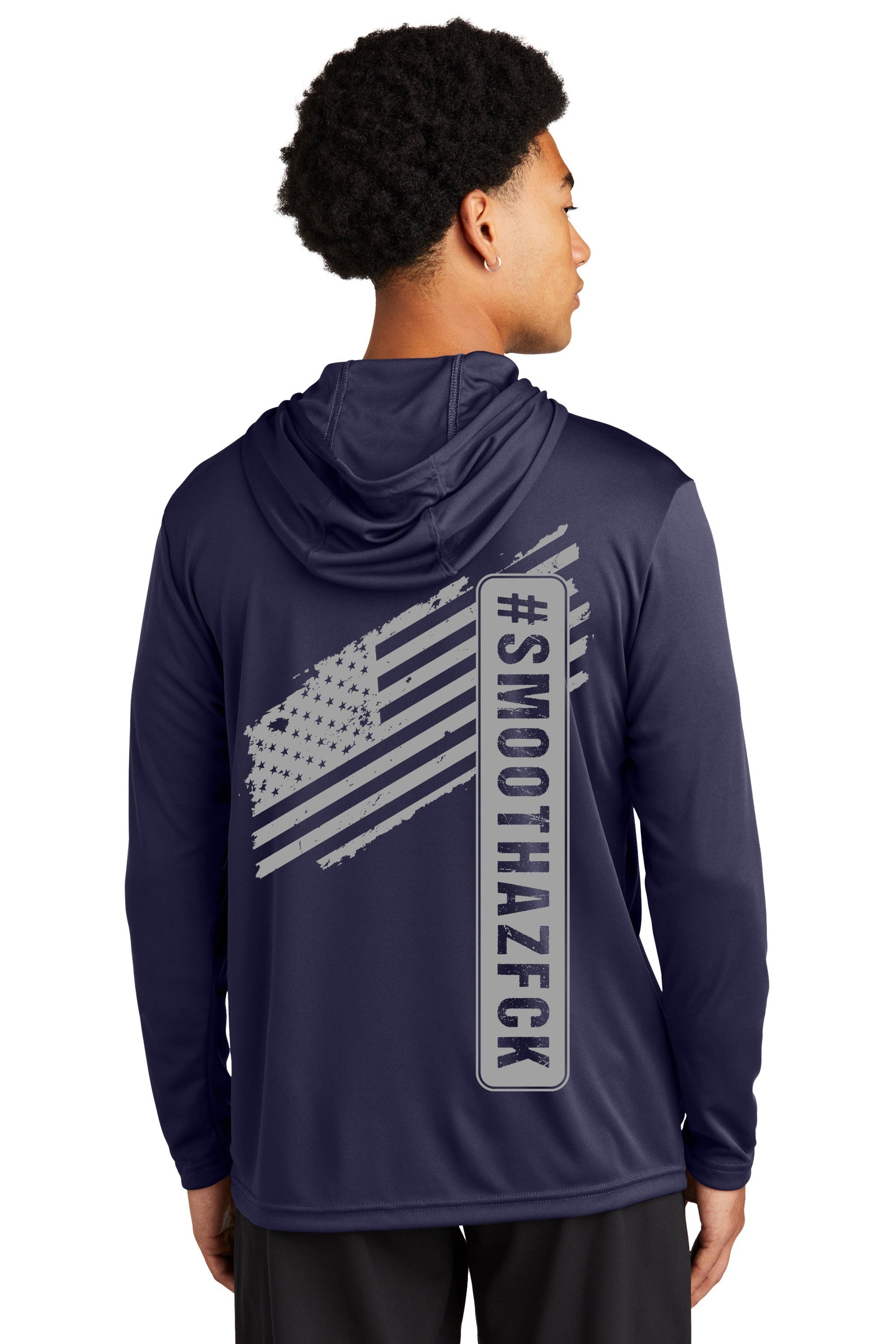 Unisex Hooded Sun Shirt Flag Design