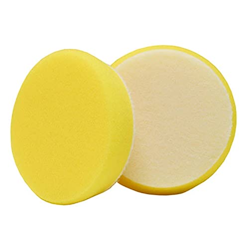 Buff and Shine Foam Yellow Polishing Pad 1, 2, 3, 5, & 6 Inch Pads
