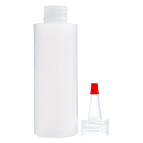 8-Pack of 4 Oz Plastic Small Squeeze Bottles and Caps