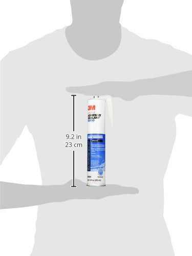 3M TALC 5200 Marine Adhesive Sealant (06504) Permanent Bonding and Sealing for Boats and RVs Above and Below the Waterline Waterproof Repair, Black, 10 fl oz Cartridge
