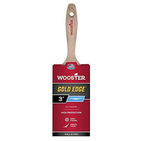 Wooster 5232-3 Edge Varnish, 3 Inch, Gold,White