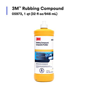 3M Rubbing Compound, 05973, Liquid Formula, High Quality