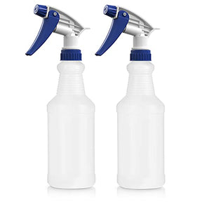 Plastic Spray Bottles, Empty 16 oz. 2 Pack