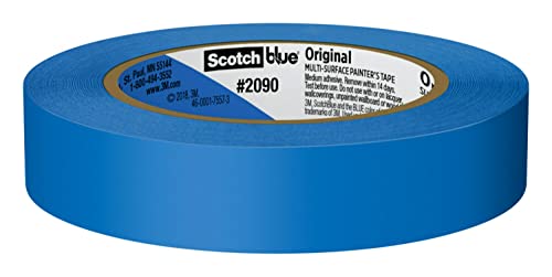 ScotchBlue Original Multi-Surface Painter's Tape, 0.94" Width, Blue, 6 Pack